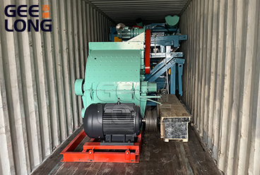 wood waste crushing machine and other plywood machinery exporting 