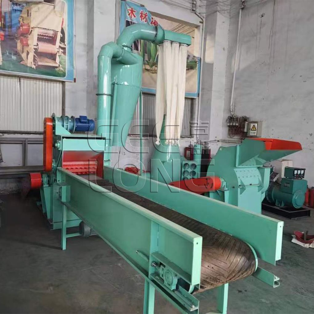 China GEELONG wood waste crushing machine