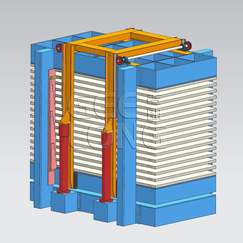 Long core veneer hot press dryer machine for 8x4feet veneer