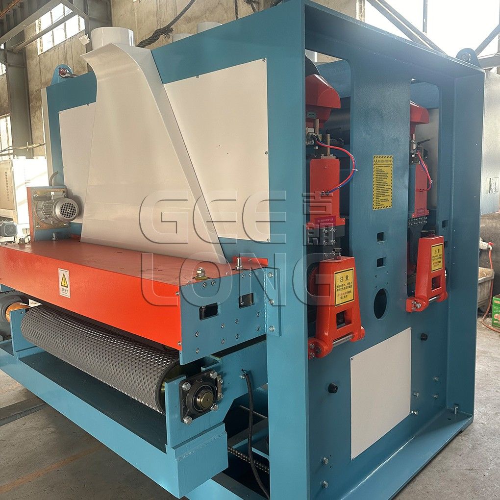 Plywood heavy duty calibration sanding machine